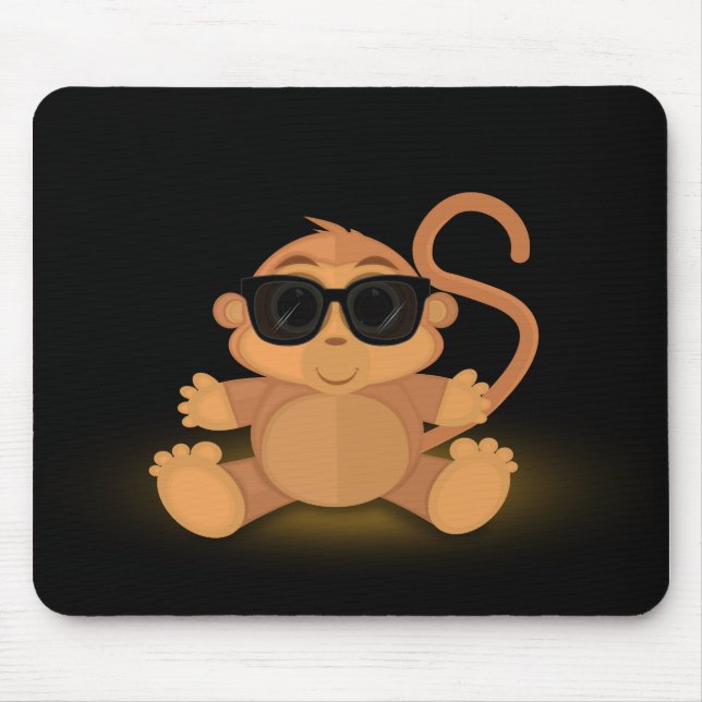Cooler Affe Mousepad (Vorne)
