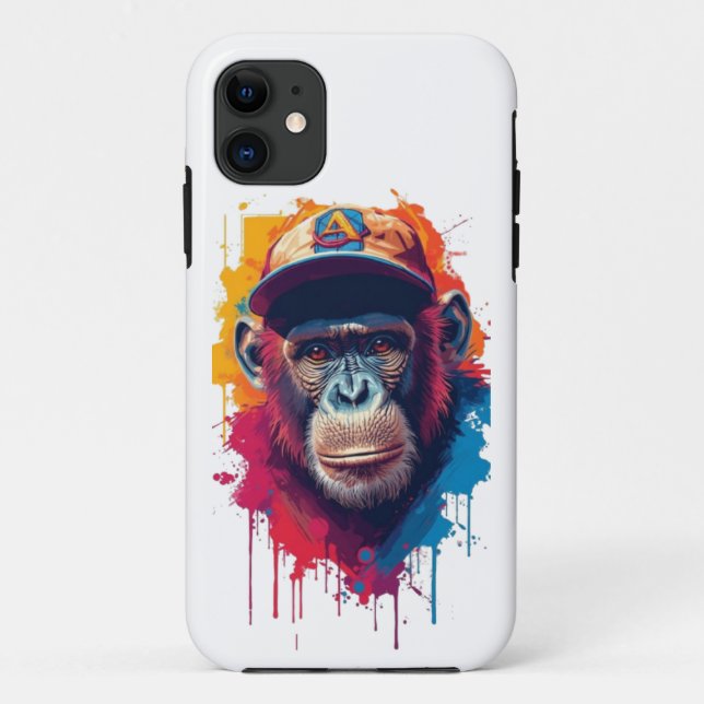 Cooler Affenstecker Case-Mate iPhone Hülle (Rückseite)