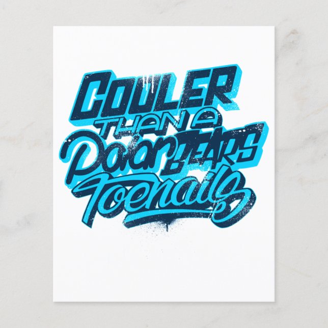 Cooler als die Zehennägel eines Eisbären klassisch (Vorderseite)