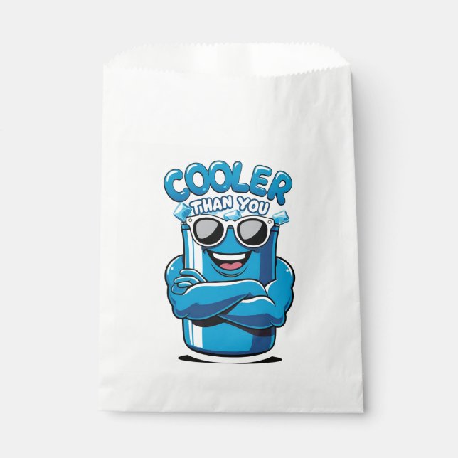 Cooler als Sie - Funny Party Cooler Design Geschenktütchen (Vorderseite)