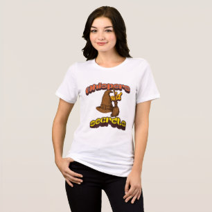 cooler alter Hut Retro-T - Shirt-Design-Ideen Tri-Blend Shirt