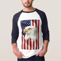 Cooler amerikanischer Adler, USA-Flagge, Patriotic