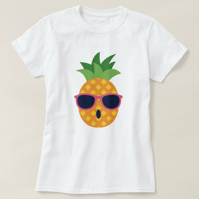 Cooler Ananas-T - Shirt (Design vorne)