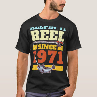 Cooler Angler B Tag Angeln Liebhaber Geboren 1971 T-Shirt