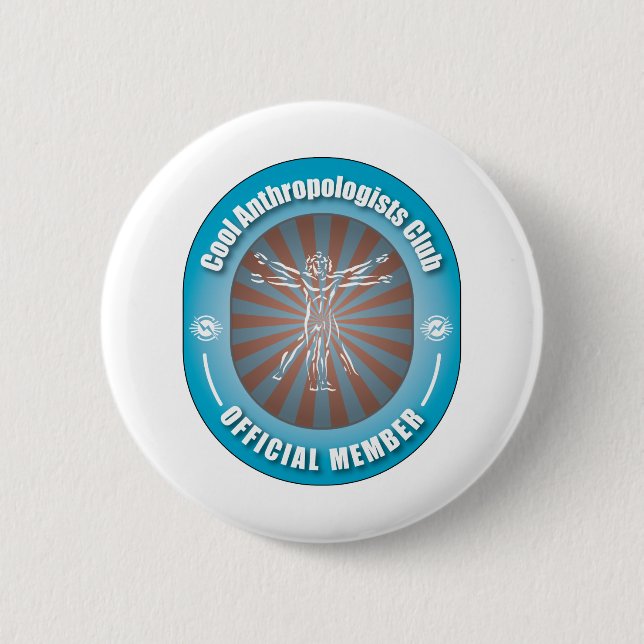 Cooler Anthropologen-Verein Button (Vorderseite)