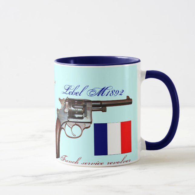 Cooler antiker Lebel französischer Tasse (Rechts)