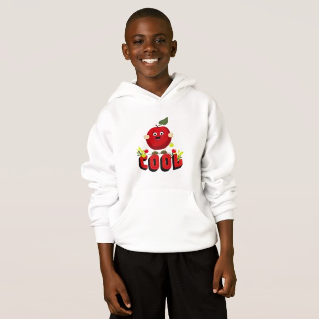 Cooler Apfel Hoodie (Vorne ganz)