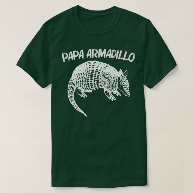 Cooler Armadillo für Männer Vater Riesenrosa Fairy T-Shirt (Design vorne)