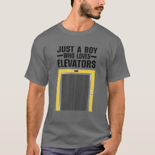 Cooler Aufzug Art Men Boys Kinder Aufzug Mechanik T-Shirt