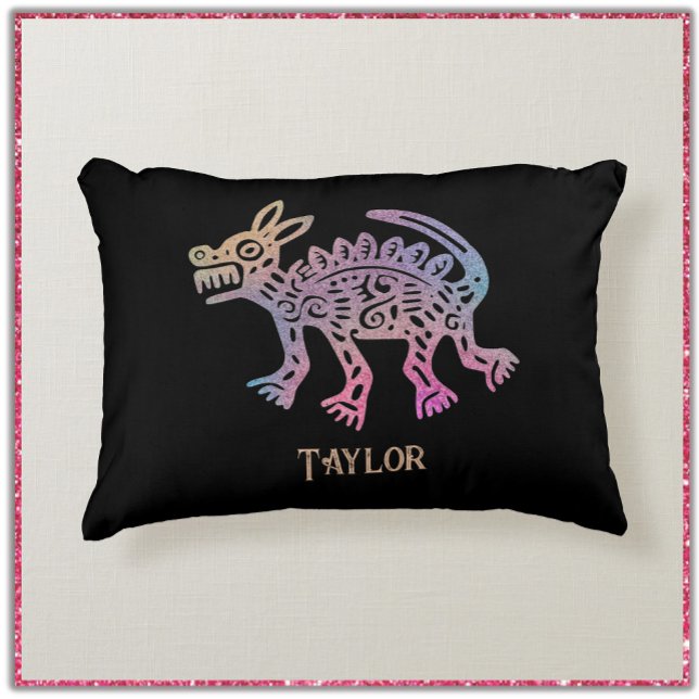 Cooler Aztec-Designhund Dekokissen (Von Creator hochgeladen)