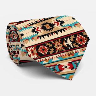Cooler Aztec-Western-Fliesenhalsband Krawatte