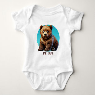Cooler Babybär individuell anpassbar Baby Strampler