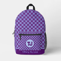 Cooler Bachelor-Wochenendname Gemusterter Backpack