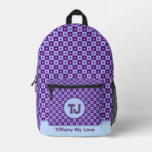 Cooler Bachelor-Wochenendname Gemusterter Backpack Bedruckter Rucksack