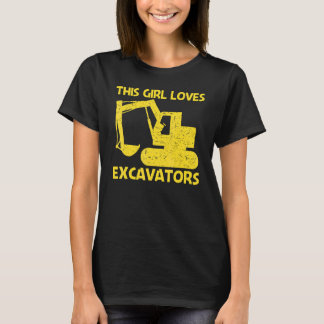 Cooler Bagger für Mädchen Mama Schweres Gerät Oper T-Shirt