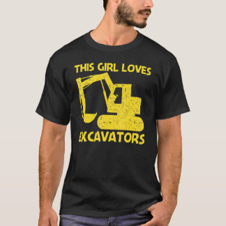 Cooler Bagger für Mädchen Mama Schweres Gerät Oper T-Shirt