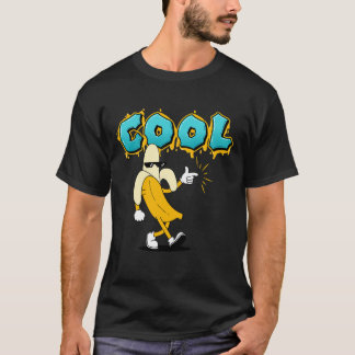 Cooler Banana-Cartoon - Funny Fruit Meme T - Shirt