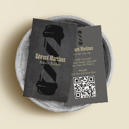 COOLER Barbershop-Knotenpunkt Visitenkarte