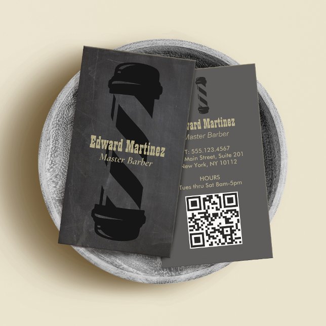 COOLER Barbershop-Knotenpunkt Visitenkarte (Von Creator hochgeladen)