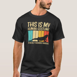 Cooler Bartagame für Männer Frauen Reptil Echse T-Shirt
