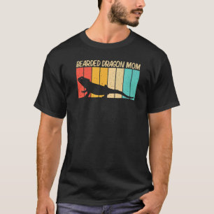 Cooler Bartdrache für die Mama Muttertrappe Reptil T-Shirt