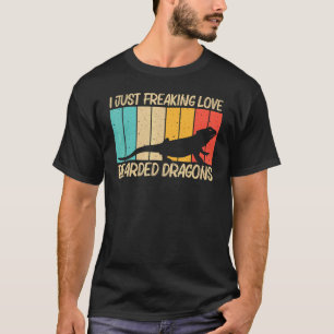 Cooler Bartdrache für Männer Frauen Reptilienechse T-Shirt