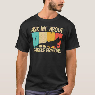 Cooler Bartdrache für Männer Frauen Reptilienechse T-Shirt