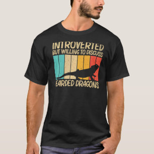 Cooler Bartdrache für Männer Frauen Reptilienechse T-Shirt