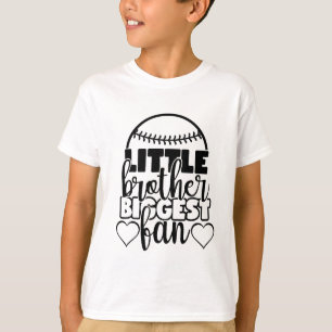 Cooler Baseball-Sportklub Brother größter Fan T-Shirt