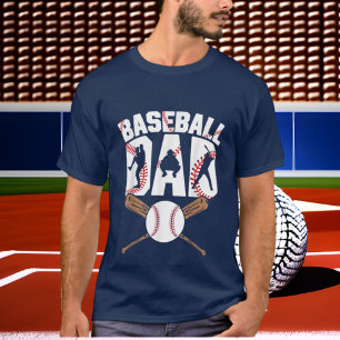 cooler Baseball-Vater T-Shirt