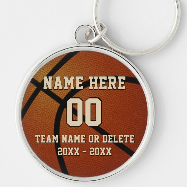 Cooler Basketball-ältere Nachtgeschenke Schlüsselanhänger (Vorne)