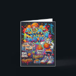 Cooler Basketball Graffiti-Stil Illustration Graph Karte<br><div class="desc">Cooler Basketball Graffiti Stil Illustration Grafik-Designs Langschläfer</div>