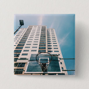 Cooler Basketballkorb Button