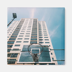 Cooler Basketballkorb Magnet