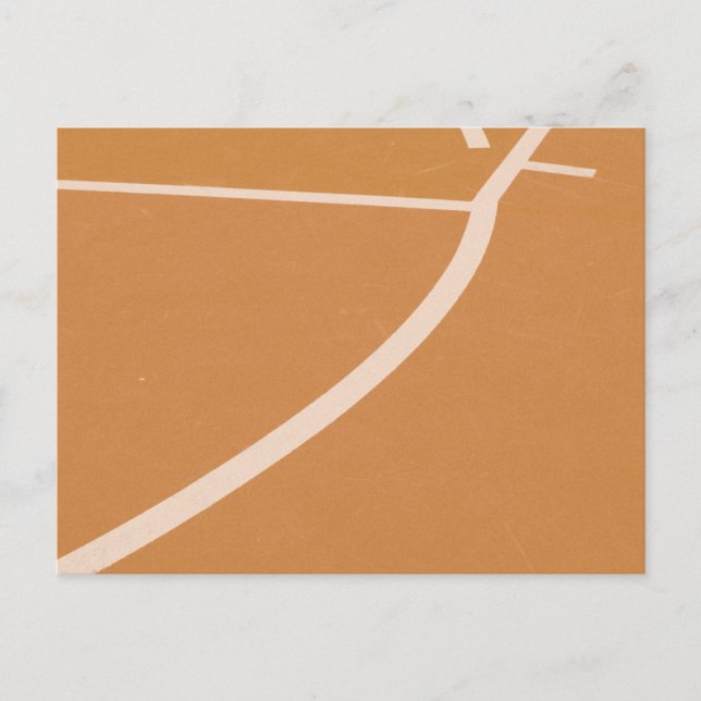 Cooler Basketballkorb Postkarte (Vorderseite)