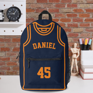 Cooler Basketballspielername und -nummer angepasst Bedruckter Rucksack