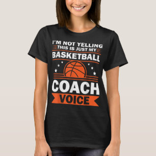 Cooler Basketballtrainer für Damen und Herren Frau T-Shirt