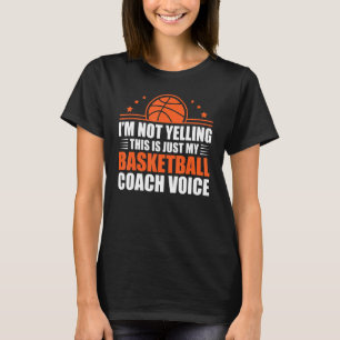 Cooler Basketballtrainer für Damen und Herren Frau T-Shirt