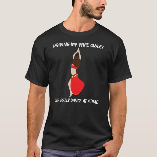 Cooler Bauchdance für Männer Vater Shimmy Dancer T-Shirt (Vorderseite)
