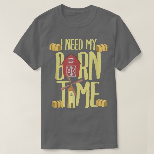 Cooler Bauer Landwirtschaft Barner Jokes Puns Spri T-Shirt (Design vorne)