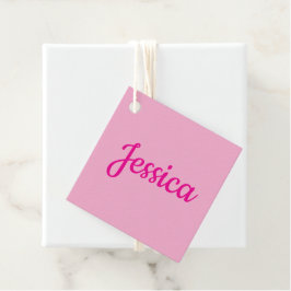 Cooler benutzerdefinierbarer Text Geschenkanhänger