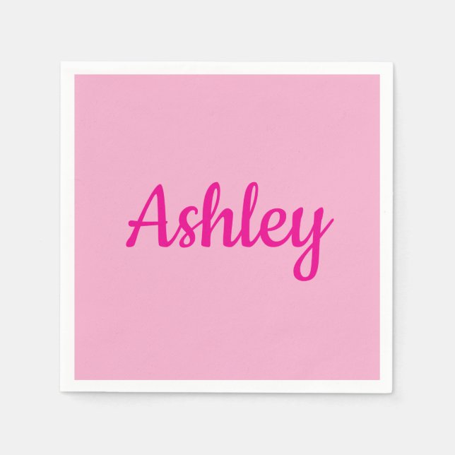 Cooler benutzerdefinierbarer Text Serviette (Vorderseite)