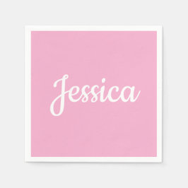 Cooler benutzerdefinierbarer Text Serviette