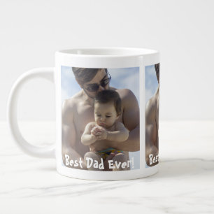 Cooler bester Vater je Vatertag Foto Jumbo-Tasse