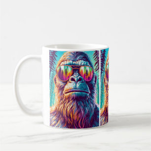 Cooler Bigfoot in Angesagter Sonnenbrille Kaffeetasse
