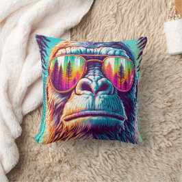 Cooler Bigfoot in Angesagter Sonnenbrille Kissen