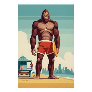 Cooler Bigfoot Poster