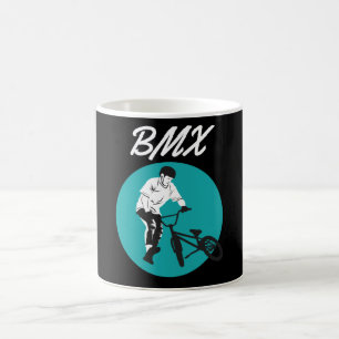 Cooler Biker Retro BMX Stil Kaffeetasse