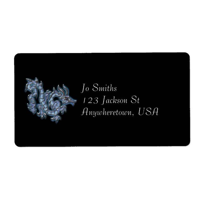 Cooler blauer Drache (Vorne)