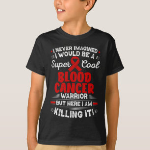 Cooler Blutkrebs-Krieger Blutkrebs Bewusstsein T-Shirt